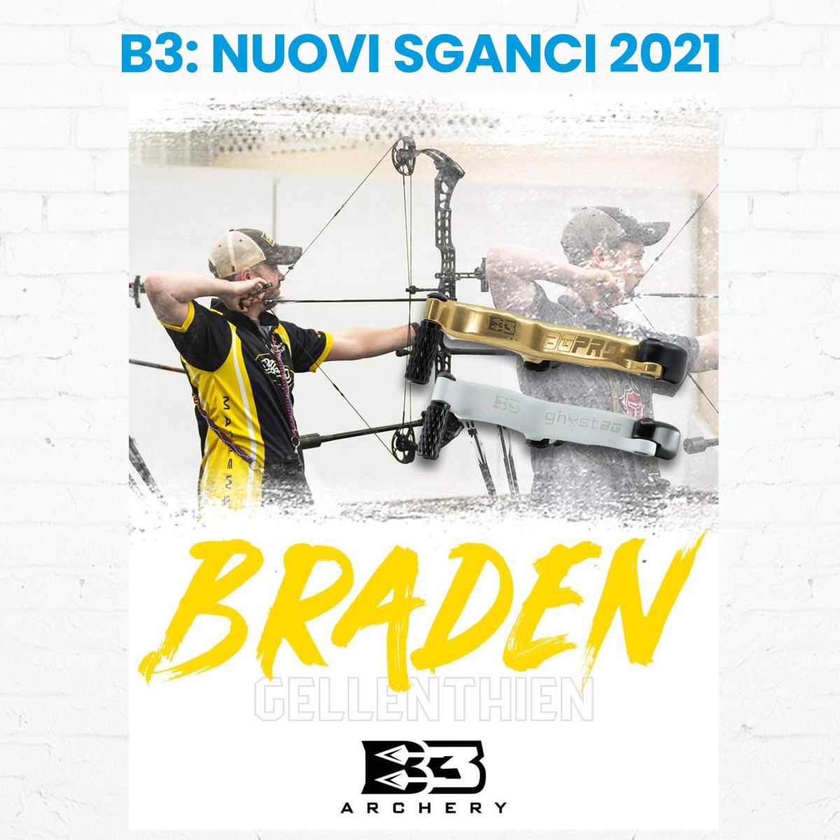 NUOVI SGANCI B3 ARCHERY, SCOPRI TUTTA LA GAMMA 2021